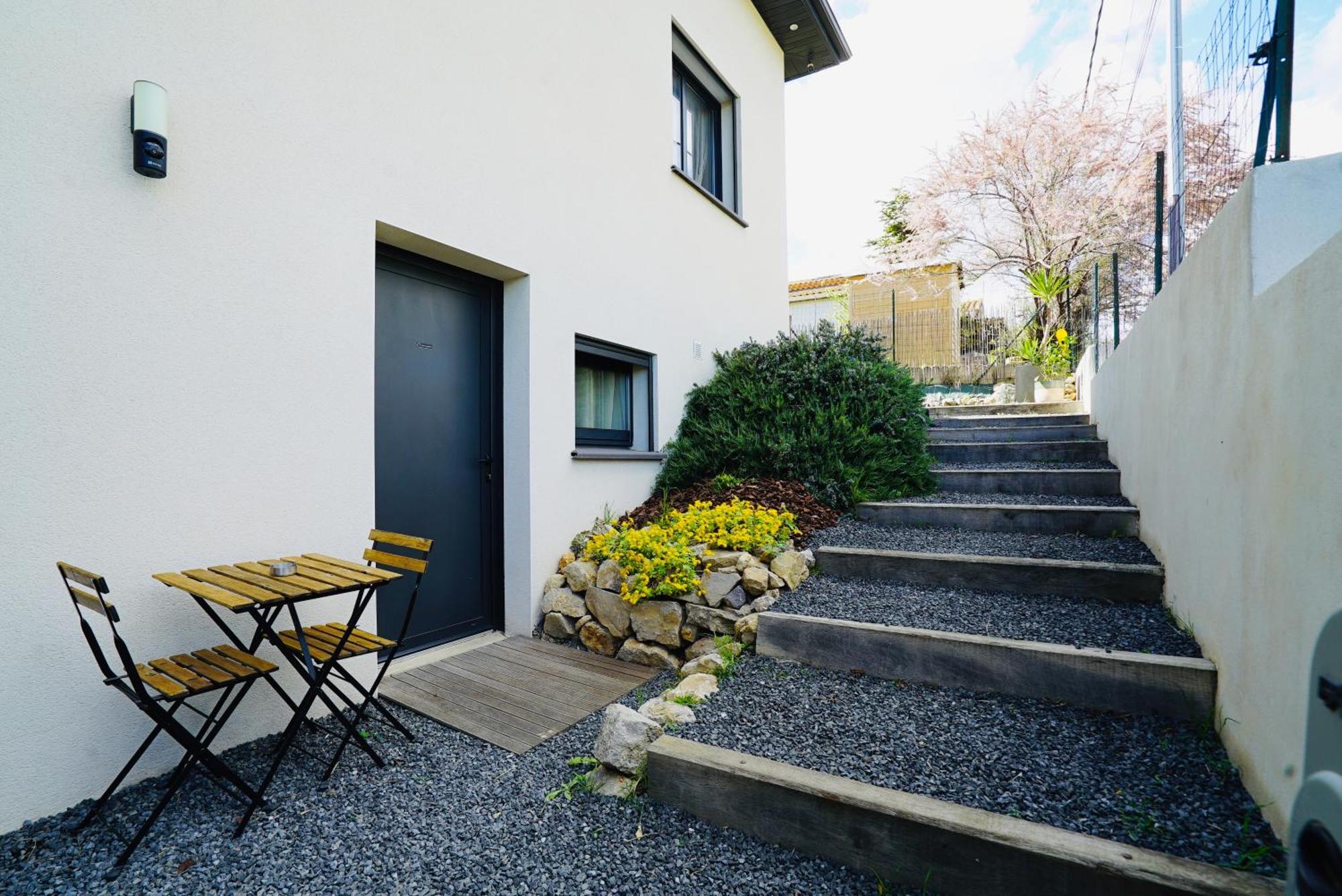 Studio Independant A 20Min Des Plages Castelnau-de-Guers Ngoại thất bức ảnh